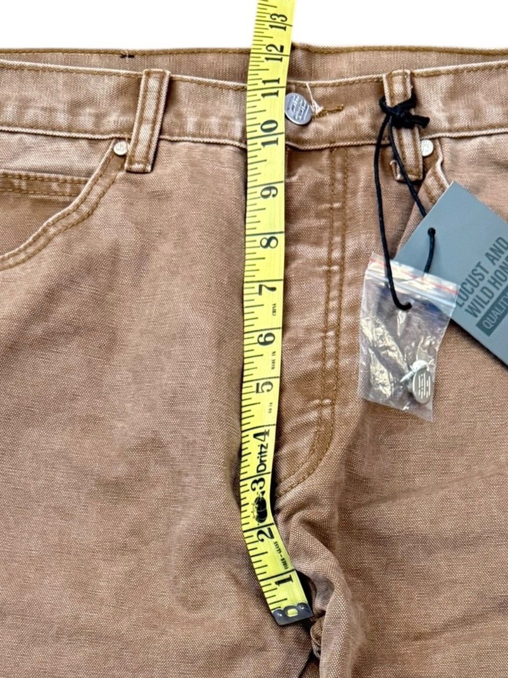Locust and Wild Honey Good Carpenter Pants 29 Fits 30x32 Heavyweight NWT MNML - Picture 11 of 16